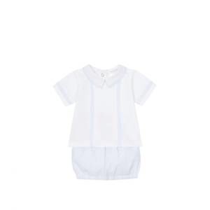 NEW DEOLINDA boy's vintage-inspired classic set in blue